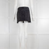 Agolde Black Denim Mini Skirt