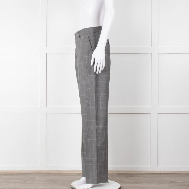 Zadig & Voltaire Grey Herringbone Suit Jacket and Trousers