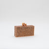 Sophia Webster Rose Gold Clara Crystal Box Clutch