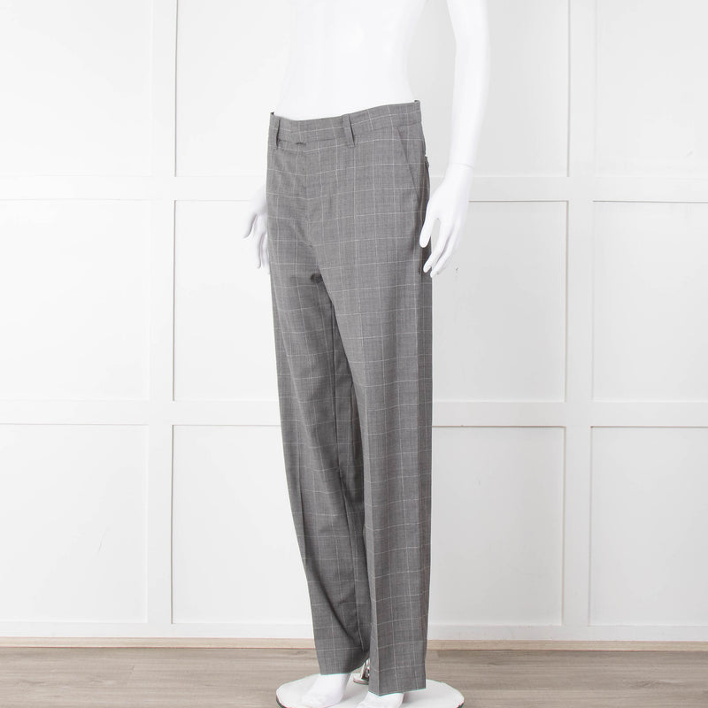 Zadig & Voltaire Grey Herringbone Suit Jacket and Trousers