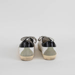 Golden Goose White Leather Grey Star Trainers