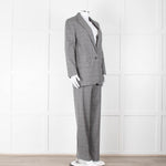 Zadig & Voltaire Grey Herringbone Suit Jacket and Trousers