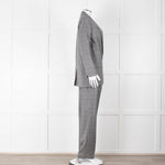 Zadig & Voltaire Grey Herringbone Suit Jacket and Trousers