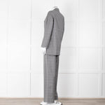 Zadig & Voltaire Grey Herringbone Suit Jacket and Trousers