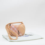 Burberry Peach Check Mini Rocking Horse Crossbody