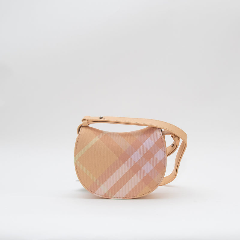 Burberry Peach Check Mini Rocking Horse Crossbody