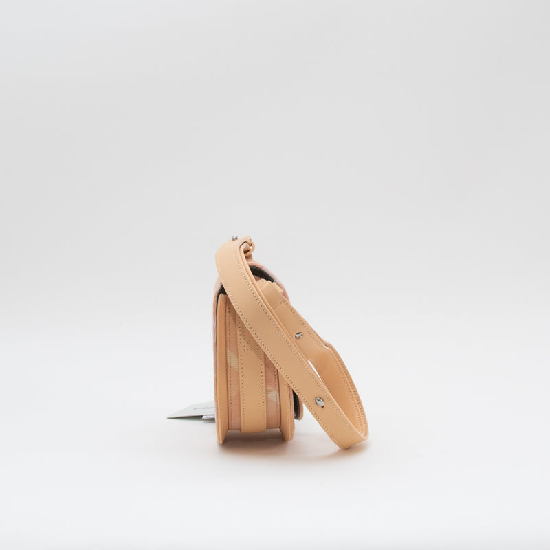 Burberry Peach Check Mini Rocking Horse Crossbody