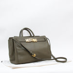 Moschino Green Bag With Crossbody Strap And Pouch