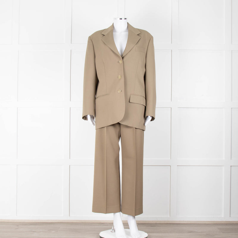 Acne Studios Khaki Suit Trousers