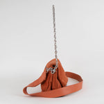 Zadig & Voltaire Orange Suede Swing Your Wings Bag