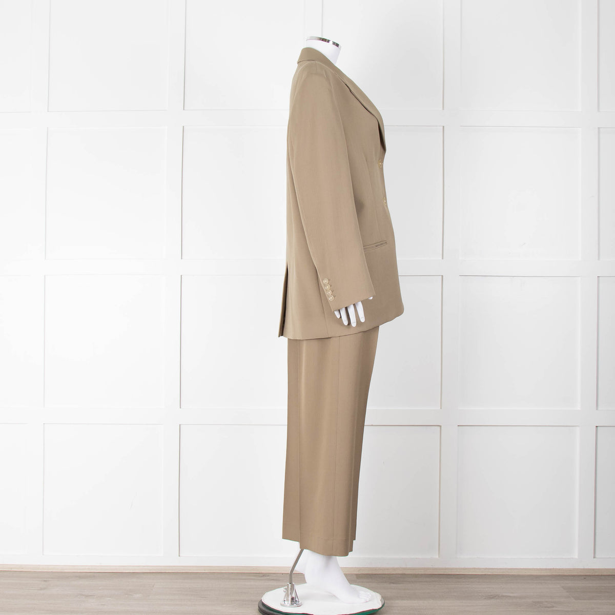 Acne Studios Khaki Oversized Suit Jacket