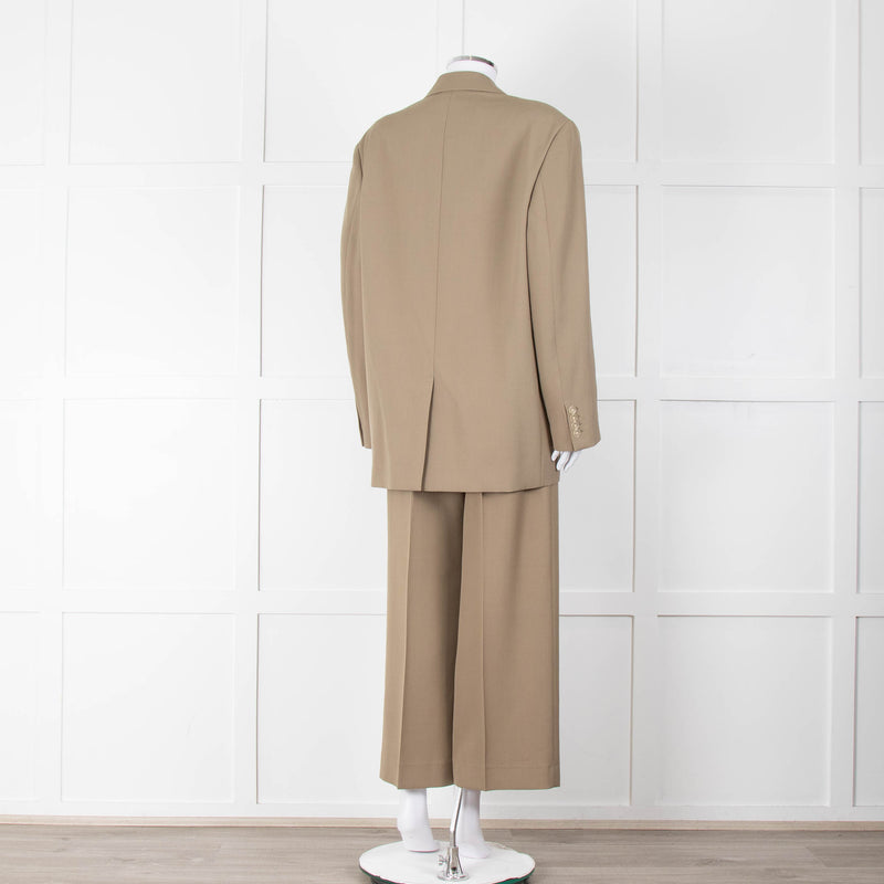Acne Studios Khaki Oversized Suit Jacket