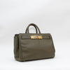 Moschino Green Bag With Crossbody Strap And Pouch