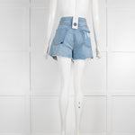 GRLFRND Helena Distressed Denim Shorts