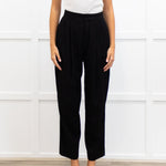 Enfold Pinstripe Front Pleat Trousers