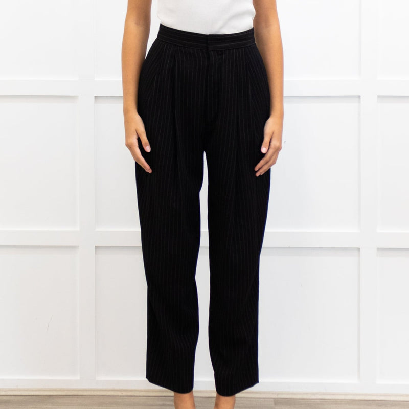 Enfold Pinstripe Front Pleat Trousers