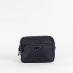 Prada Navy Techno Fabric Bum Bag