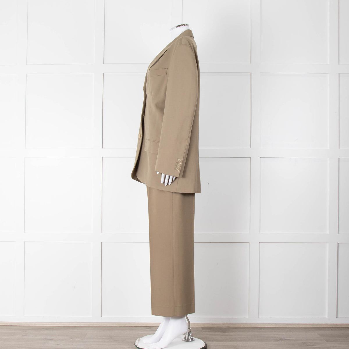 Acne Studios Khaki Oversized Suit Jacket