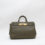 Moschino Green Bag With Crossbody Strap And Pouch