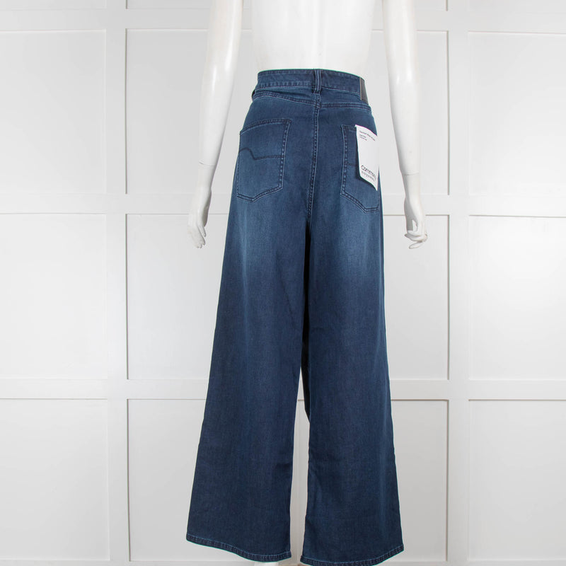 Commonry Blue Wide Leg Jeans