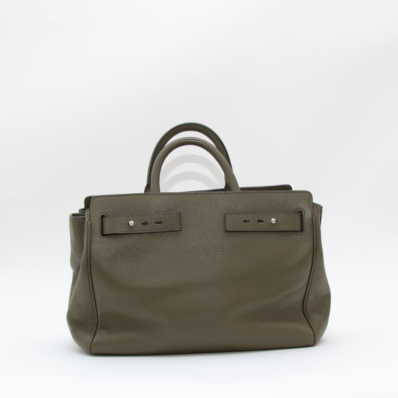 Moschino Green Bag With Crossbody Strap And Pouch