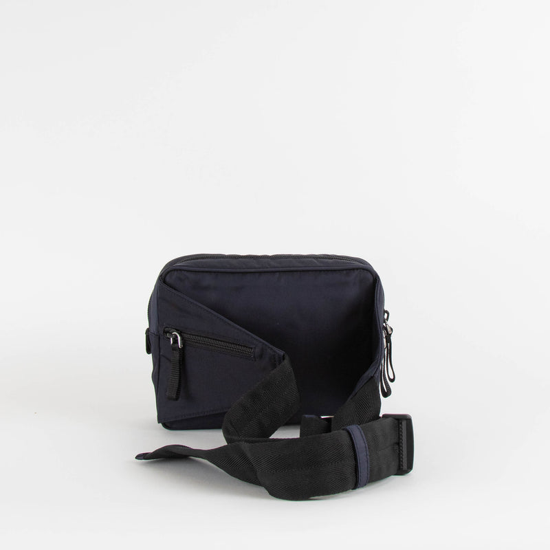 Prada Navy Techno Fabric Bum Bag