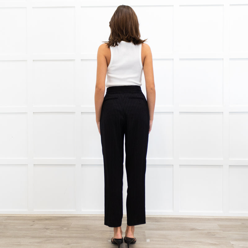 Enfold Pinstripe Front Pleat Trousers