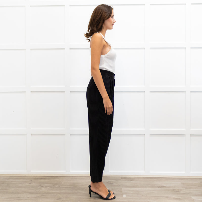 Enfold Pinstripe Front Pleat Trousers