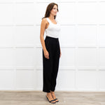 Enfold Pinstripe Front Pleat Trousers
