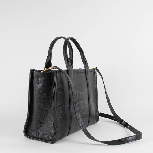 Marc Jacobs Black Medium Leather Tote Bag