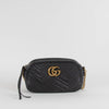 Gucci Black GG Marmont Small Camera Bag