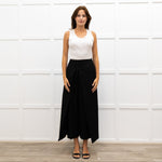 Enfold Black Wraparound Culottes