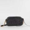 Gucci Black GG Marmont Small Camera Bag