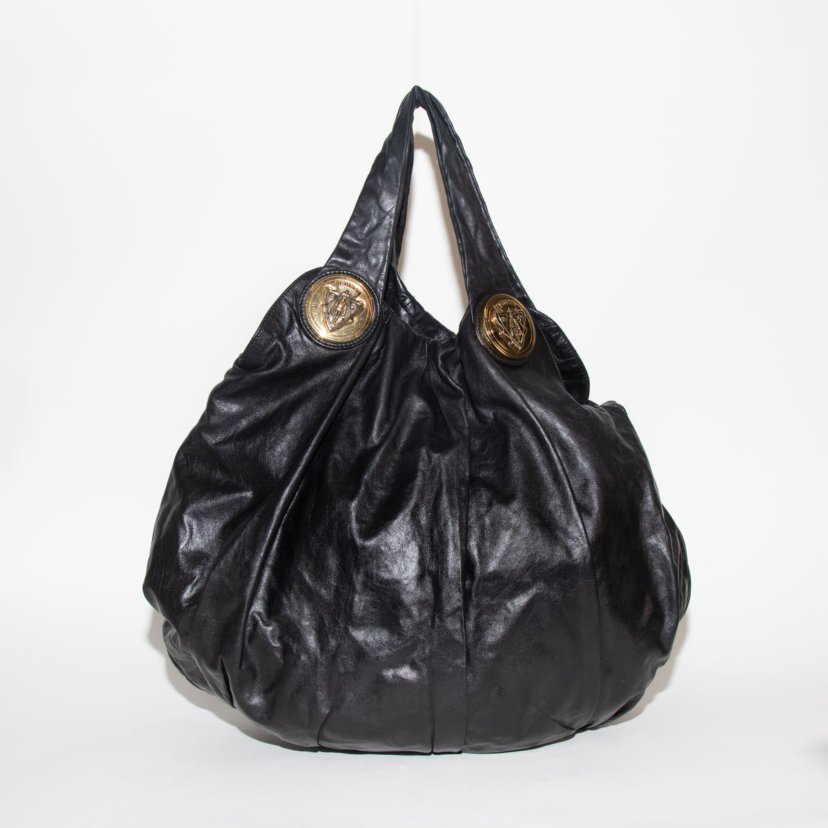 Gucci Black Leather Hysteria Bag