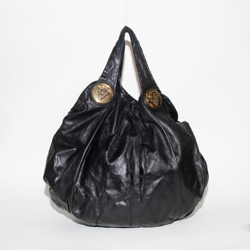 Gucci Black Leather Hysteria Bag