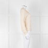 Sofie Schnoor Cream Mohair Blend Collared Cardigan