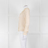 Sofie Schnoor Cream Mohair Blend Collared Cardigan