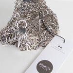 Paco Rabanne Silver Nano Chain Bag