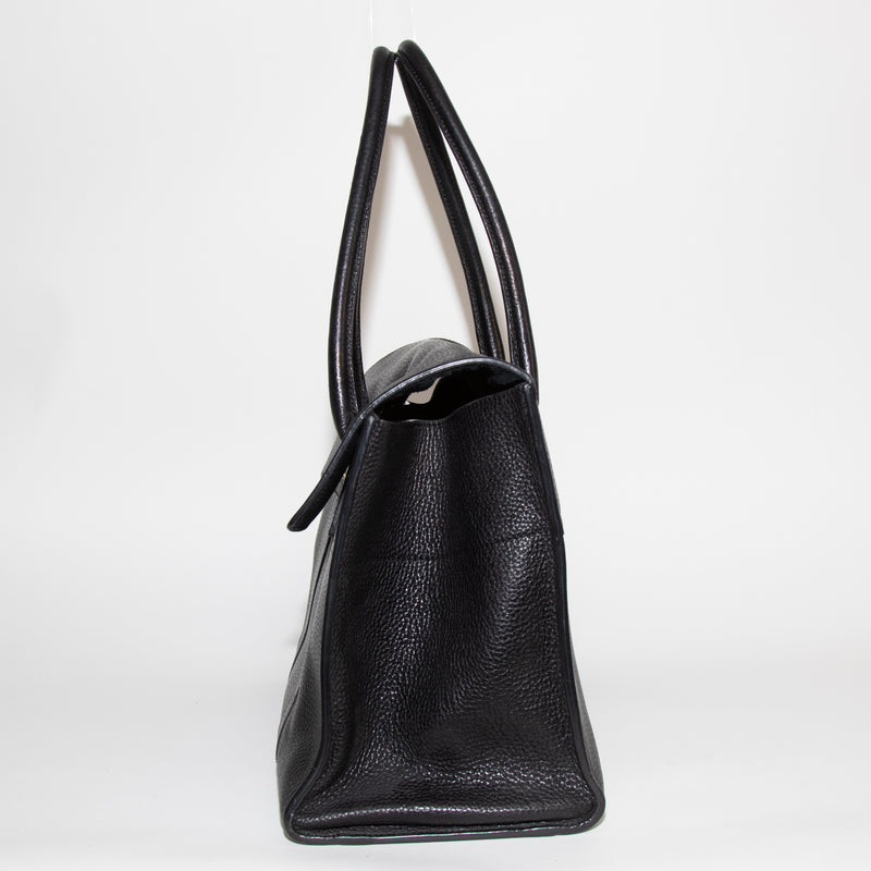 Mulberry Black Leather Top Handle Bayswater