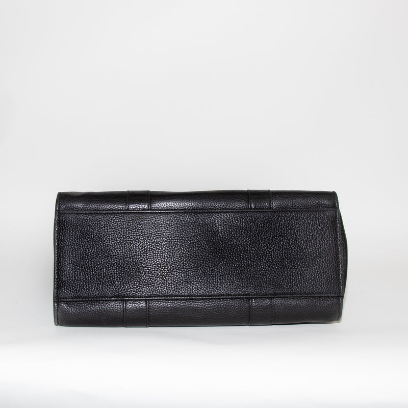 Mulberry Black Leather Top Handle Bayswater