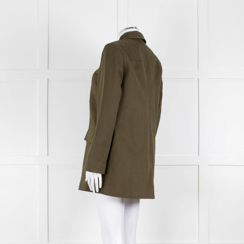 Iris Khaki Heavy Cotton Carpenters Style Jacket