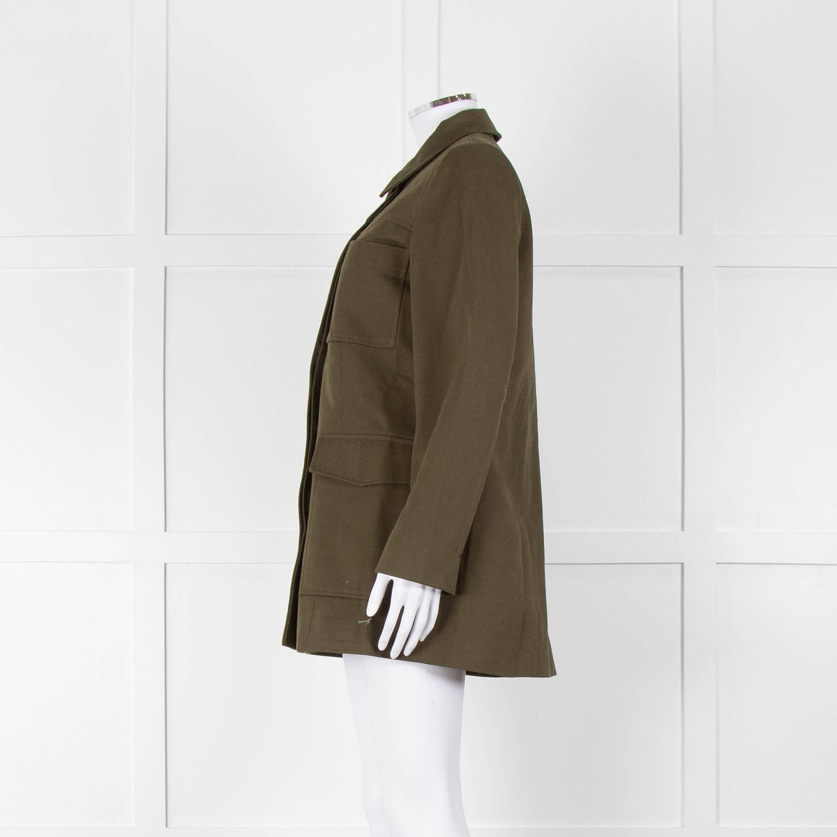Iris Khaki Heavy Cotton Carpenters Style Jacket