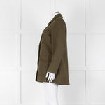Iris Khaki Heavy Cotton Carpenters Style Jacket