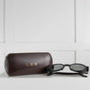 L.G.R Eyewear Matt Black Reunion Explorer Sunglasses with Mirrored Lenses