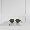 L.G.R Eyewear Matt Black Reunion Explorer Sunglasses with Mirrored Lenses