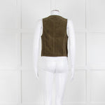 Iris Khaki Corduroy Waistcoat