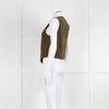 Iris Khaki Corduroy Waistcoat