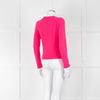 From Future Neon Pink Cashmere Fitted Sweater