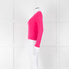 From Future Neon Pink Cashmere Fitted Sweater