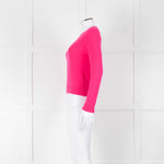 From Future Neon Pink Cashmere Fitted Sweater